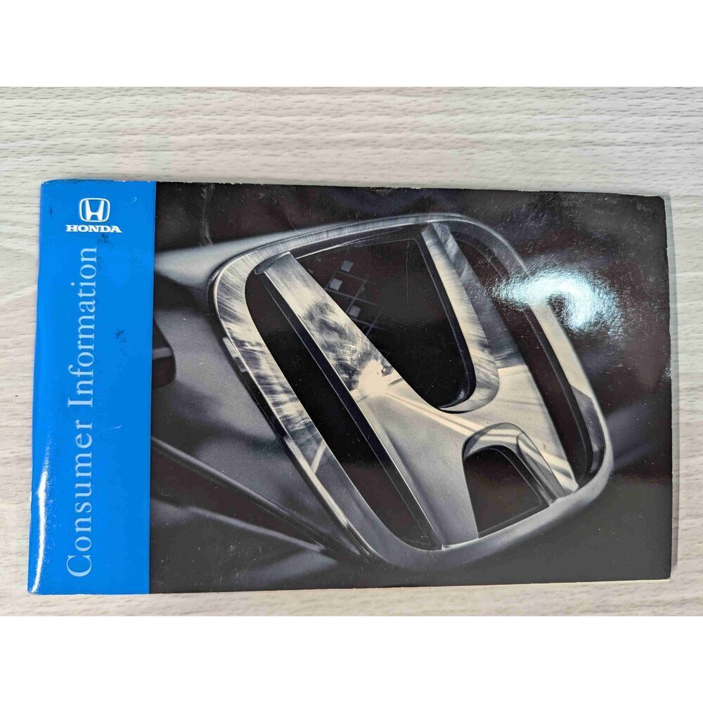 Honda Consumer Information Manual Book Blue 2007 Odyssey Mini Van Literature